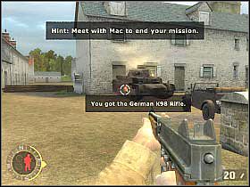 Aby zakończyć misję porozmawiaj z dowódcą (Hassay), który po chwili powinien się tu zjawić - The Fall of St. Come (3) | Rozdział 11 | Brothers in Arms Road to Hill 30 - Brothers in Arms: Road to Hill 30 - poradnik do gry