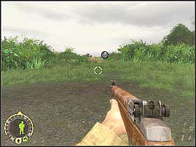 W czasie gdy obsługa moździerza będzie zajęta walką z Twoimi ludźmi (drużyna AT), Ty możesz podejść wrogów od flanki - Buying the Farm (3) | Rozdział 12 | Brothers in Arms Road to Hill 30 - Brothers in Arms: Road to Hill 30 - poradnik do gry