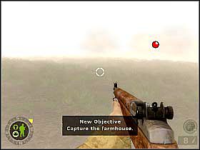 Będziesz teraz musiał oczyścić całe pole znajdujące się przy farmie - Coles Charge (1) | Rozdział 15 | Brothers in Arms Road to Hill 30 - Brothers in Arms: Road to Hill 30 - poradnik do gry