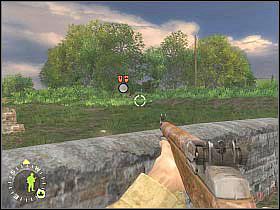 W moim przekonaniu najbezpieczniejszym rozwiązaniem byłoby skorzystanie z granatów - Coles Charge (2) | Rozdział 15 | Brothers in Arms Road to Hill 30 - Brothers in Arms: Road to Hill 30 - poradnik do gry