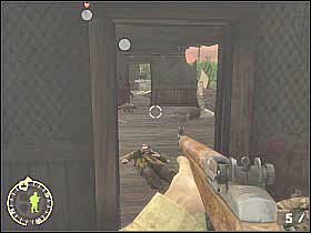 Przygotuj karabin maszynowy i ostrożnie wyjdź na piętro - Ripe Pickings (1) | Rozdział 16 | Brothers in Arms Road to Hill 30 - Brothers in Arms: Road to Hill 30 - poradnik do gry