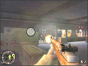 Zanim skierujesz się na plac dobrze byłoby zlikwidować znajdujących się na nim żołnierzy (tych, których możesz dostrzec) - Push into Carentan (3) | Rozdział 17 | Brothers in Arms Road to Hill 30 - Brothers in Arms: Road to Hill 30 - poradnik do gry