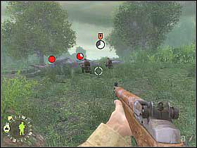 Schowaj się za widocznym na pierwszym screenie powalonym drzewem - No Better Spot to Die (1) | Rozdział 19 | Brothers in Arms Road to Hill 30 - Brothers in Arms: Road to Hill 30 - poradnik do gry