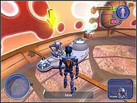 Teraz podejdź do Recepcji i porozmawiaj z Urzędasem. - Solucja 01 - Scrapland - poradnik do gry