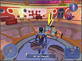 Udaj się do Ratusza. Skorzystaj z geostacjonarnej windy. - Solucja 01 - Scrapland - poradnik do gry