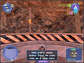 Teraz możesz wylecieć swoim pierwszym statkiem. Zadzwoni do Ciebie Szalony Gracz. Masz się z nim spotkać w Domu Gry. - Solucja 02 - Scrapland - poradnik do gry