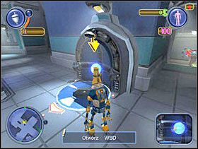 Drugi etap polega na skahowaniu WBD i zmienieniu się z powrotem we własną postać. W tym celu po prostu podejdź do WBD - Solucja 04 - Scrapland - poradnik do gry