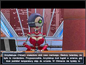 Obejrzyj kolejną animację - Arcybiskup został zamordowany, a jego matryca skradziona, więc nie można go wskrzesić z WBD. - Solucja 05 - Scrapland - poradnik do gry
