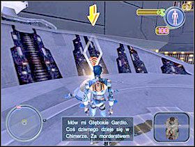 Od Głębokiego Gardła dowiesz się, że masz pogadać z gliniarzem Fikusem, który może coś wiedzieć na temat morderstwa Arcybiskupa. Czeka na Ciebie w Redakcji. - Solucja 06 - Scrapland - poradnik do gry