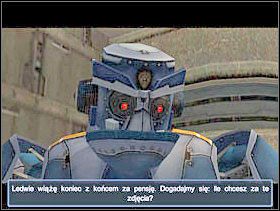 Zaszantażujesz go, ale z marnym skutkiem. - Solucja 07 - Scrapland - poradnik do gry