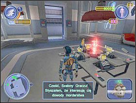 Użyj komunikatora, znajdującego się w pokoju redakcyjnym i porozmawiaj z Szalonym Graczem. Teraz masz zmusić Szefa Policji, by oddał Ci dowody. - Solucja 07 - Scrapland - poradnik do gry
