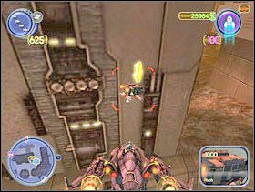 Udaj się do Dzielnicy Przemysłowej. Znajdź frachtowiec i zniszcz go bronią ATPC. Gdy tylko zaczniesz do niego strzelać zlecą się gliny. Zestrzel transport i zabierz trzeci dowód. - Solucja 10 - Scrapland - poradnik do gry