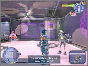 Ponownie porozmawiaj z Głupim Najemnikiem, a ten kolejny raz da się oszukać i zgodzi się na pokazanie Ci miejsca, gdzie ukryte są plany statku najemników. - Solucja 10 - Scrapland - poradnik do gry