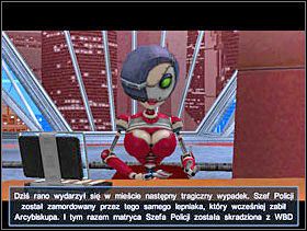 Obejrzyj animację. Szef Policji zostaje zamordowany. - Solucja 11 - Scrapland - poradnik do gry