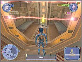 Po pobiciu porozmawiaj z Pikusiem, wyjawi Ci, gdzie ukrył plany swojego pojazdu. Dowiesz się, że tylko komuś małemu uda się dostać do planów. - Solucja 14 - Scrapland - poradnik do gry