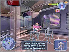 Porozmawiaj ze Zdrajcerzem jako Urzędas. Ostatnie zadanie to super szalony zakład z klanem bankierów Zyskosprawców. - Solucja 14 - Scrapland - poradnik do gry