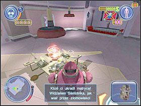 Teraz skieruj się do komunikatora i zadzwoń do Głębokiego Gardła. Stało się coś strasznego - ktoś ukradł Twoją matrycę. Ma ją zapewne najemnik Samotnik. Musisz ukraść jego wóz, tylko w ten sposób dowiesz się, gdzie jest jego kryjówka. - Solucja 16 - Scrapland - poradnik do gry