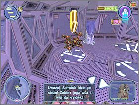 Wysiądź ze swojego wozu i ukradnij pojazd Samotnika. Leć szybko do jego kryjówki, bo najemnik już Cię ściga. - Solucja 16 - Scrapland - poradnik do gry