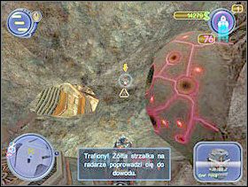 Żółta strzałka poprowadzi Cię do dowodu. Zabierz go - Solucja 08 - Scrapland - poradnik do gry