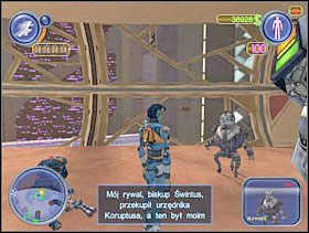 Odszukaj Burmistrza i porozmawiaj z nim. Musisz mu pomóc w kampanii wyborczej. W tym celu masz okraść urzędnika Koruptusa, który kiedyś był elektorem Burmistrza, a teraz dał się przekupić biskupowi Świntusowi. Forsę musisz ukraść szybko i dyskretnie, bo jak Koruptus zorientuje się, że jest okradany, poleci po więcej pieniędzy do Świntusa. - Solucja 17 - Scrapland - poradnik do gry