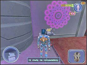 Idź do komunikatora i porozmawiaj z nim. - Solucja 09 - Scrapland - poradnik do gry
