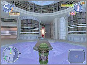 i szybko skieruj się do tuby, zabierz ją. Jeżeli uprzedzi Cię jakiś kurier, musisz go dogonić i odzyskać tubę, używając zdolności kurierskich (domyślnie środkowy przycisk myszy). Gdy weźmiesz tubę, uważaj na innych kurierów, będą chcieli Ci ją odebrać. - Solucja 18 - Scrapland - poradnik do gry