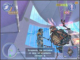 Idź do jego biura. Musisz zdobyć dane dla Szefa. - Solucja 19 - Scrapland - poradnik do gry