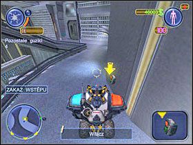 Idź do archiwum. Włącz 4 przyciski. Alarm je resetuje, więc unikaj wzroku gliniarzy. Wciśnij te przyciski, których dosięgniesz. - Solucja 20 - Scrapland - poradnik do gry