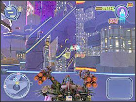 Pierwszy wyścig to jazda na czas. Masz zaliczyć 30 boi w odpowiednim czasie. Użyj do wyścigu małego, lekkiego (z małym korpusem) statku np. Piranii (korpus 40). - Solucja 21 - Scrapland - poradnik do gry