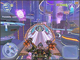 Pamiętaj o dopalaczu i o przelatywaniu przez tunele, które też Cię przyspieszają. Kiedy przejdziesz eliminacje, leć do Dzielnicy Przemysłowej. - Solucja 21 - Scrapland - poradnik do gry