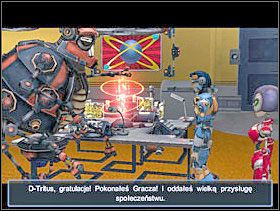 Czas, żebyś poznał Głębokie Gardło. Udaj się do Redakcji. Rozpocznie się animacja. A po niej kolejna. - Solucja 23 - Scrapland - poradnik do gry