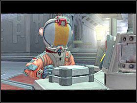 Rozpocznie się animacja. Kiedy Człowiek zainstaluje swoje oprogramowanie, plan Szefa zostanie zniszczony. - Solucja 24 - Scrapland - poradnik do gry