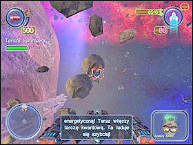 Gdy to zrobisz, Szef włączy tarczę kwantową. Ta ładuje się szybciej. Zniszcz ją za pomocą INFERNO. - Solucja 24 - Scrapland - poradnik do gry
