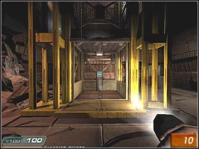 Z pomocą Grabbera usuń zasłaniające drogę pudła i wejdź do jaskini - Erebus - Level 1 | Doom 3 Resurrection of Evil - Doom 3: Resurrection of Evil - poradnik do gry