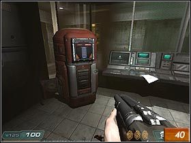 W następnym pomieszczeniu skręć w lewo, do drzwi oznaczonych jako Offices (#38) - Erebus - Level 3 cz.2 | Doom 3 Resurrection of Evil - Doom 3: Resurrection of Evil - poradnik do gry