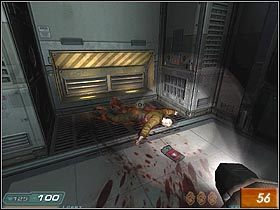 Wróć się do spotkanego wcześniej generatora i zaaplikuj mu baterię - Erebus - Level 4 cz.2 | Doom 3 Resurrection of Evil - Doom 3: Resurrection of Evil - poradnik do gry