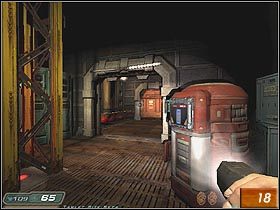 W kolejnej komnacie zobaczysz pułapki w postaci szybko zatrzaskujących się kamiennych płyt (#17) - Erebus - Level 2 cz.1 | Doom 3 Resurrection of Evil - Doom 3: Resurrection of Evil - poradnik do gry