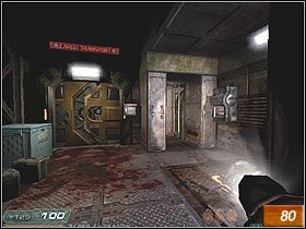 Bez względu na to czy robot ocalał czy nie, dotrzesz w końcu do pomieszczenia, w którym znajduje się transport do kompleksu Phobos - Erebus - Level 6 cz.2 | Doom 3 Resurrection of Evil - Doom 3: Resurrection of Evil - poradnik do gry