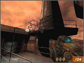 W środku wyłącz całą stację za pomocą panelu (#105) i przygotuj się na wymianę ognia z Revenantami - Phobos Labs - Sector 2 cz.1 | Doom 3 Resurrection of Evil - Doom 3: Resurrection of Evil - poradnik do gry