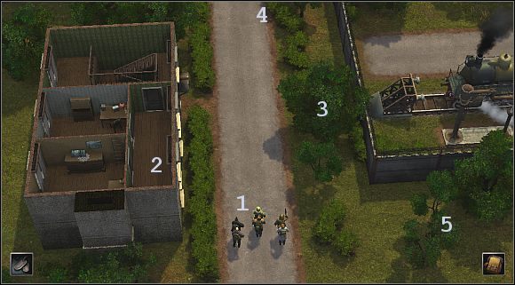 Aby przechwycić informacje brytyjskiego kontrwywiadu, trzeba najpierw dostać się na teren magazynu - [Oś] (Północna Anglia) Angielski magazyn wojskowy do Silent Storm - Silent Storm - poradnik do gry