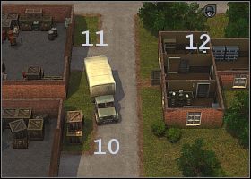 Nietrudno dostrzec ukrytą za murami magazynu wieżę strażniczą (6 ) - [Oś] (Północna Anglia) Angielski magazyn wojskowy do Silent Storm - Silent Storm - poradnik do gry