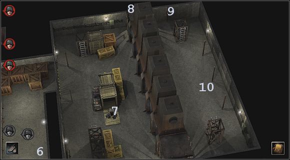 W znajdującym się na piętrze pokoju znajdziesz potrzebne Ci dokumenty [1] - [Oś] (Szwajcaria) Fabryka Bergera (2) | Silent Storm - Silent Storm - poradnik do gry