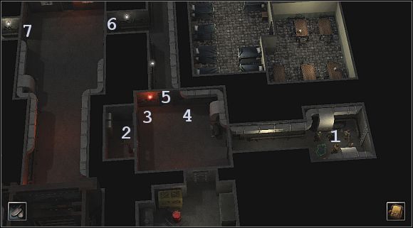 Jeżeli skorzystałeś z przejścia, które polecałem, znajdziesz się w niewielkim pomieszczeniu (1 ) - [Alianci] (Północna Anglia) Magazyn Organizacji (2) | Silent Storm - Silent Storm - poradnik do gry