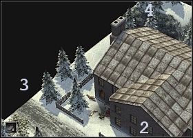 Nie od razu będzie Ci dane zajrzeć do biura lokalnego radzieckiego komendanta, bowiem w okolicy pojawili się właśnie wrodzy żołnierze - [Alianci] (Ural) Biuro lokalnego radzieckiego komendanta | Silent Storm - Silent Storm - poradnik do gry