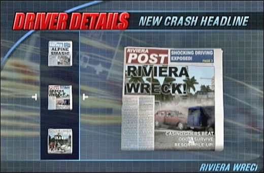 1 - Nagłówki w gazetach cz.3 | Kolekcje i nagrody | Burnout 3 Takedown - Burnout 3: Takedown - poradnik do gry