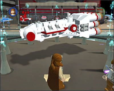 Zbierz wszystkie 170 kanistrów, a odblokujesz tajemniczy, bonusowy poziom, związany ze statkiem widocznym powyżej - Kanistry - LEGO Star Wars - poradnik do gry