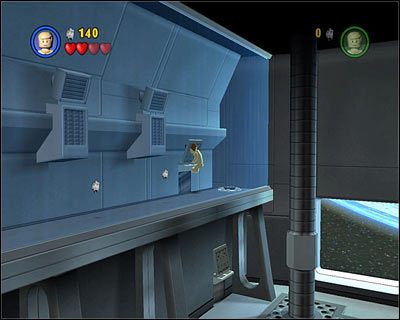 Otwórz z pomocą droida protokolarnego drugie drzwi w pierwszym korytarzu - [E1] Chapter 1 - Kanistry 1-4 - LEGO Star Wars - poradnik do gry