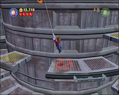 Na górze czeka na Ciebie olbrzymia ilość studów - niezbędna do osiągnięcia True Jedi na tym etapie - [E1] Chapter 6 - Kanistry 4-5 - LEGO Star Wars - poradnik do gry