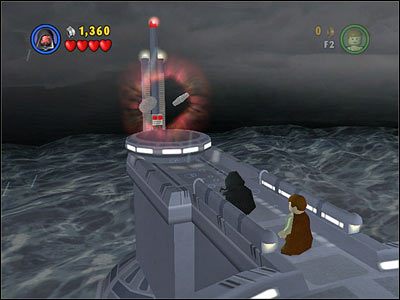 Tuż obok miejsca, w którym zaczynasz misję, użyj mocy na leżących na ziemi kołach zębatych - [E2] Chapter 1 - Kanistry 1-4 - LEGO Star Wars - poradnik do gry