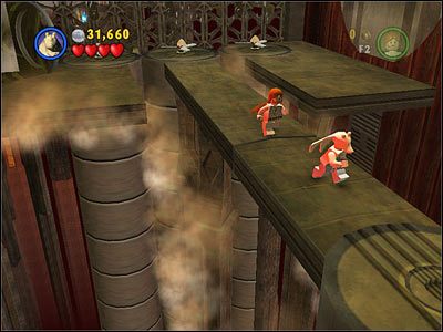 W miejscu, w którym naprawiłeś śmigła, podejdź w stronę